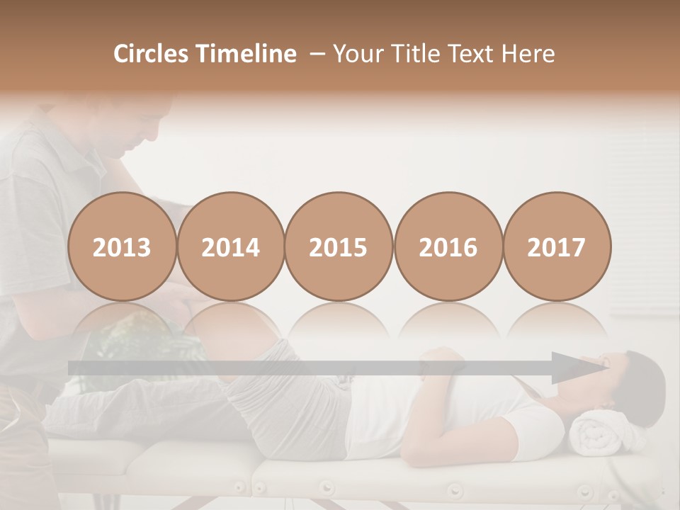 Male Exercising Osteopath PowerPoint Template