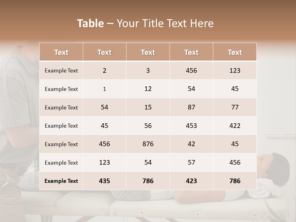 Male Exercising Osteopath PowerPoint Template