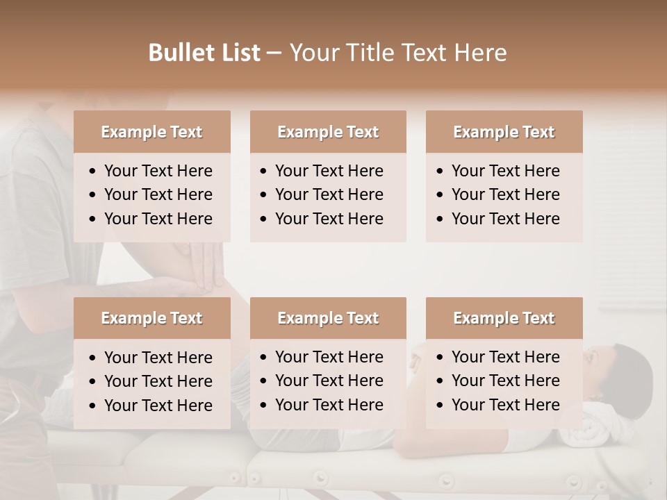 Male Exercising Osteopath PowerPoint Template