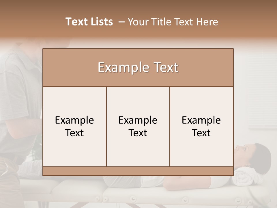 Male Exercising Osteopath PowerPoint Template