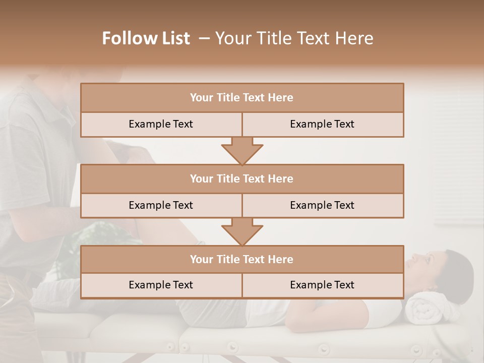 Male Exercising Osteopath PowerPoint Template