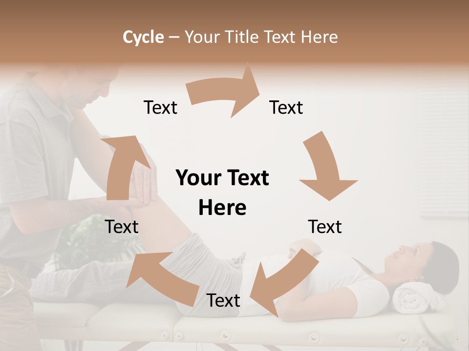 Male Exercising Osteopath PowerPoint Template