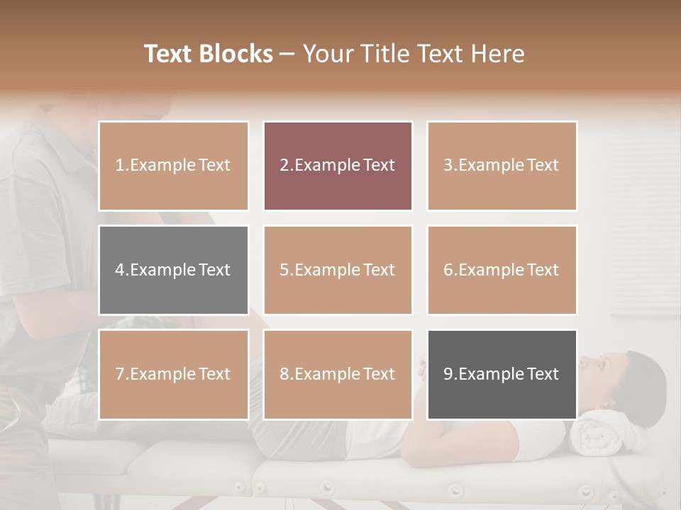 Male Exercising Osteopath PowerPoint Template