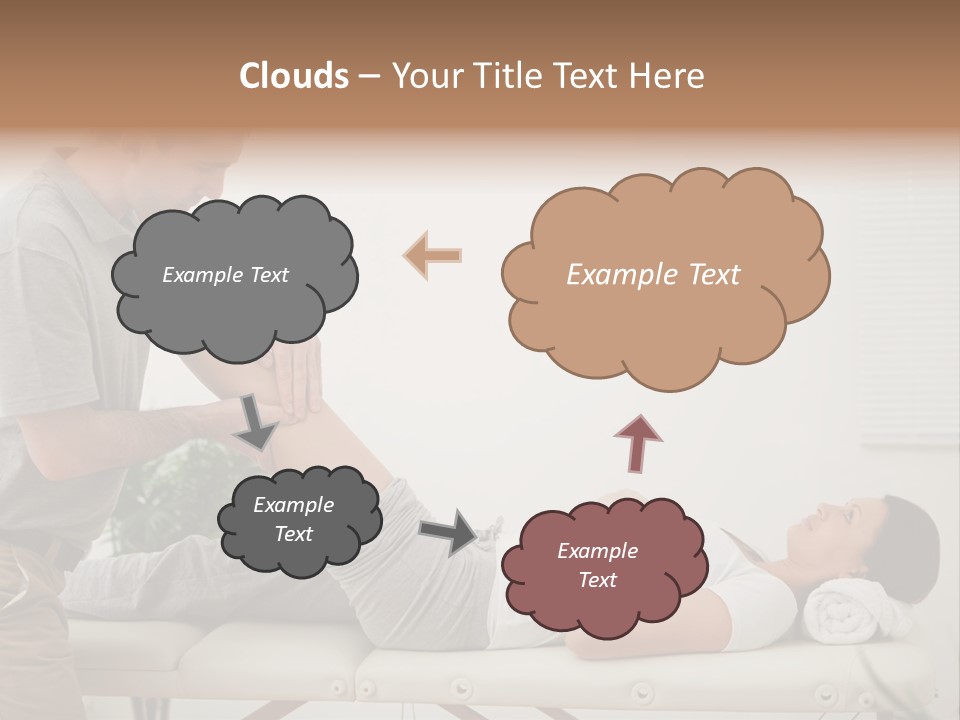 Male Exercising Osteopath PowerPoint Template