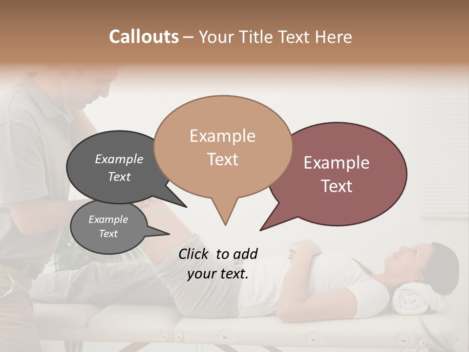 Male Exercising Osteopath PowerPoint Template