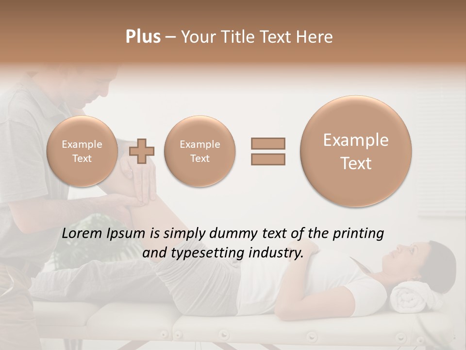 Male Exercising Osteopath PowerPoint Template