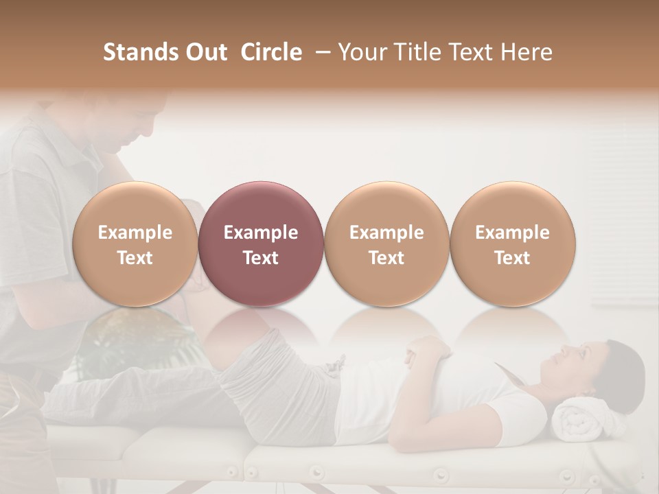 Male Exercising Osteopath PowerPoint Template