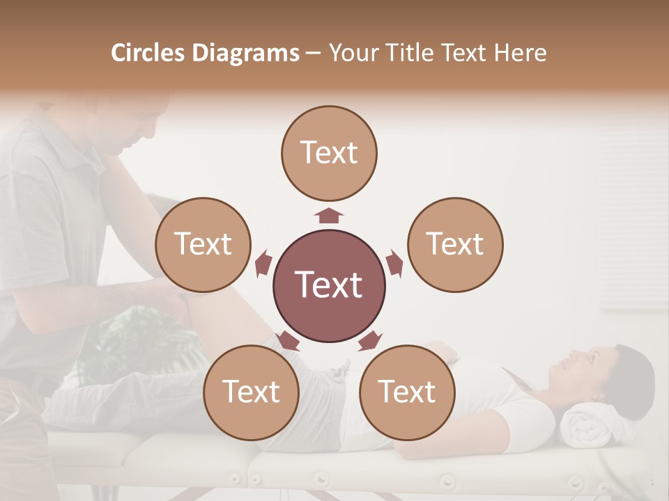 Male Exercising Osteopath PowerPoint Template