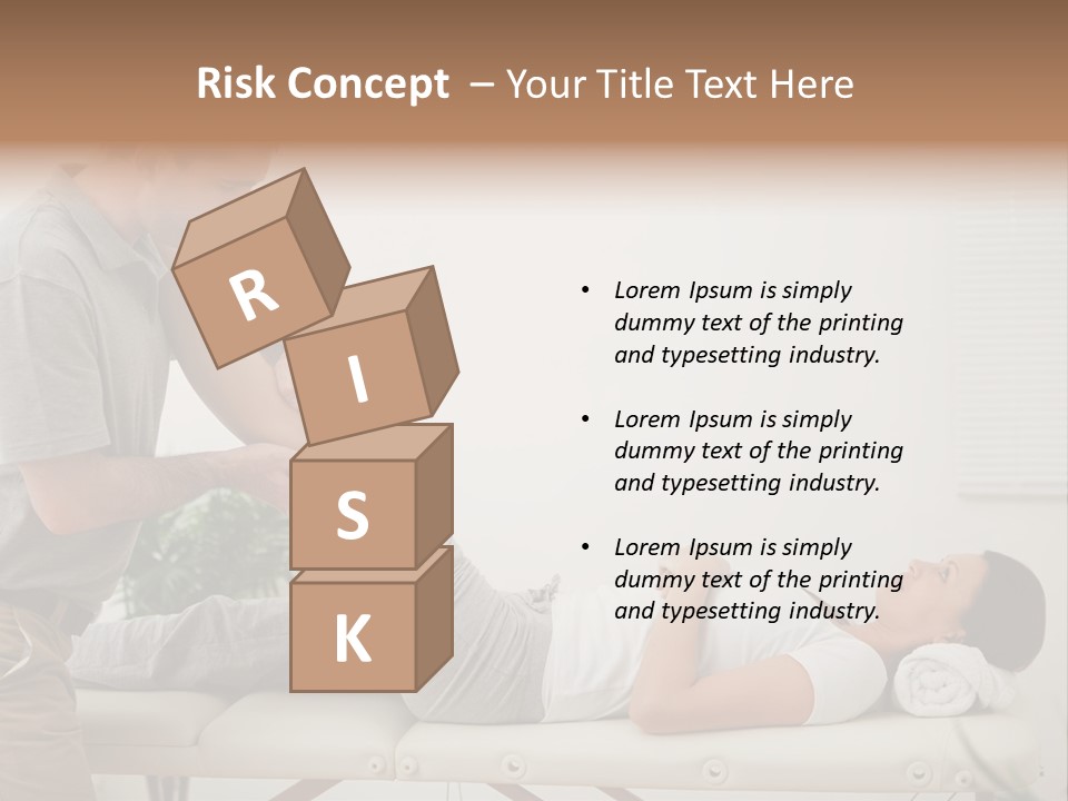 Male Exercising Osteopath PowerPoint Template