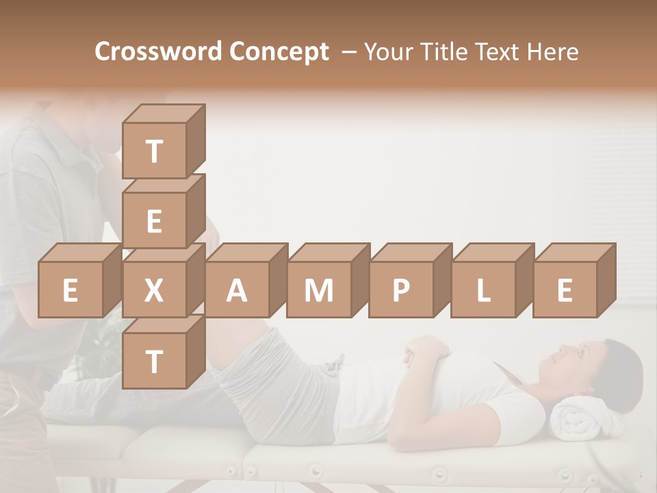 Male Exercising Osteopath PowerPoint Template