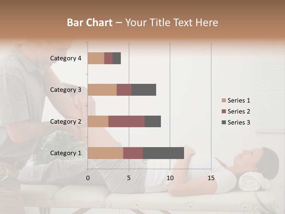 Male Exercising Osteopath PowerPoint Template