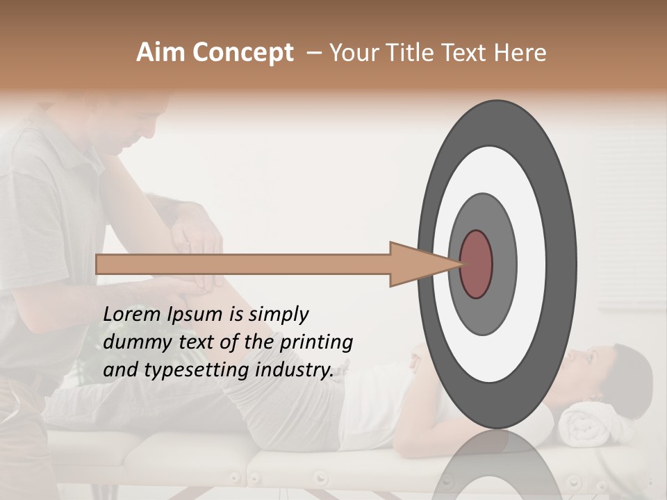 Male Exercising Osteopath PowerPoint Template