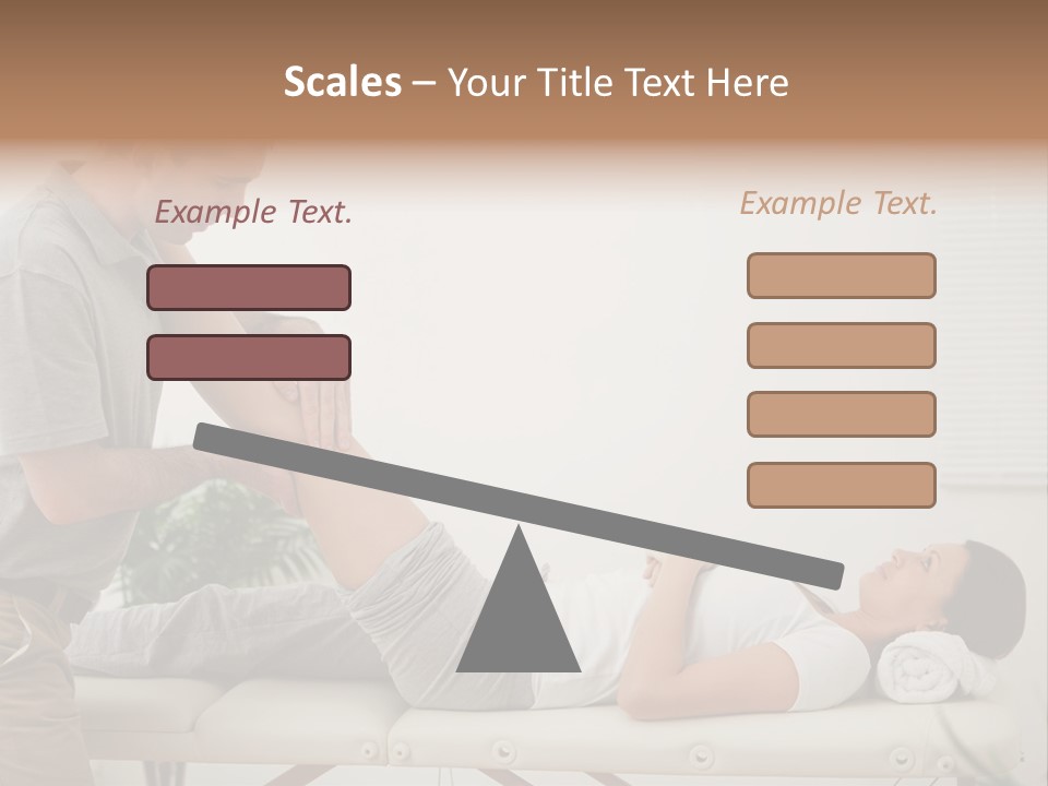Male Exercising Osteopath PowerPoint Template