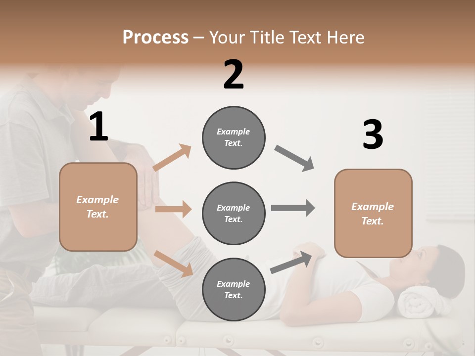 Male Exercising Osteopath PowerPoint Template