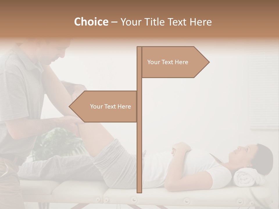 Male Exercising Osteopath PowerPoint Template