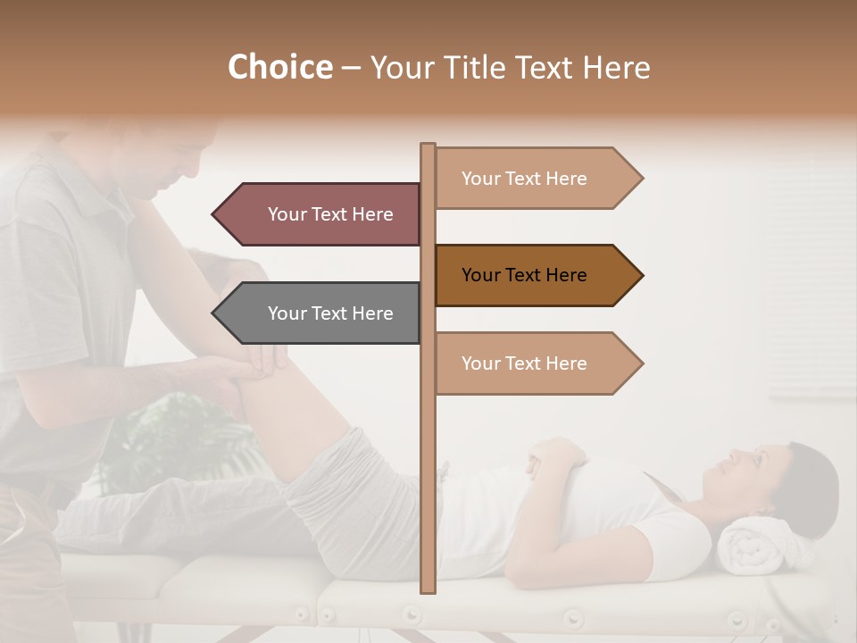 Male Exercising Osteopath PowerPoint Template