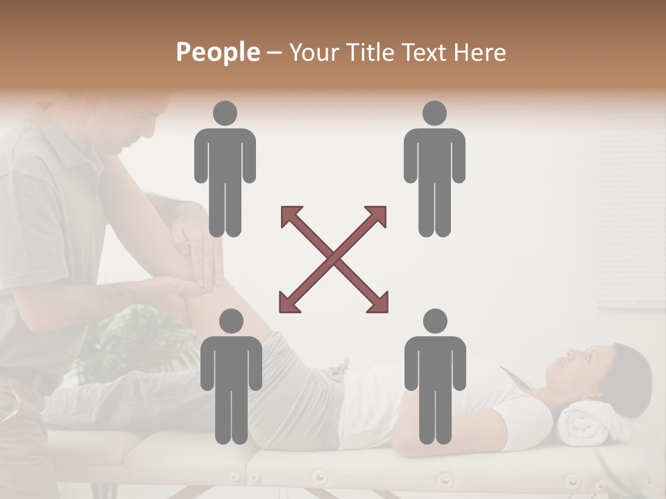 Male Exercising Osteopath PowerPoint Template