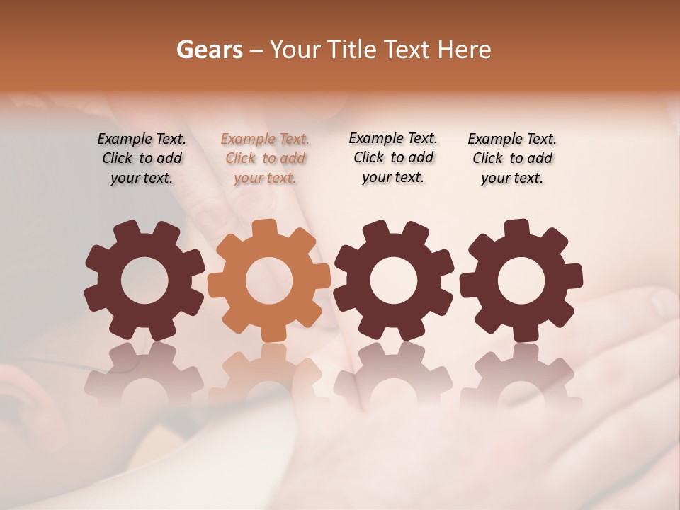 Spinal Manipulation Medicine Focus Shot PowerPoint Template