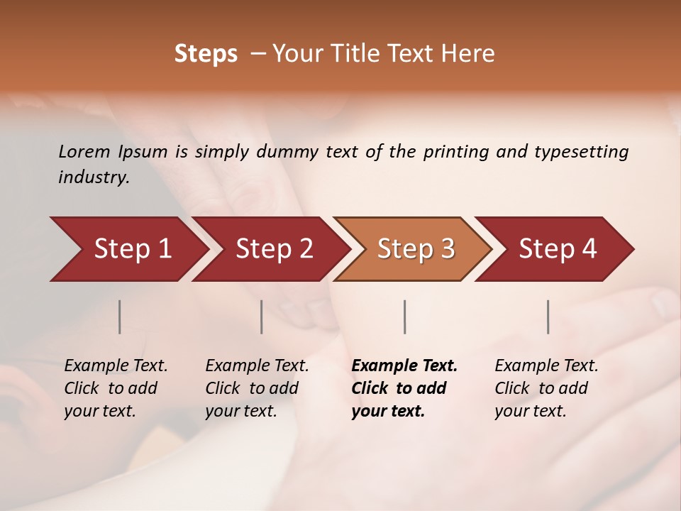 Spinal Manipulation Medicine Focus Shot PowerPoint Template