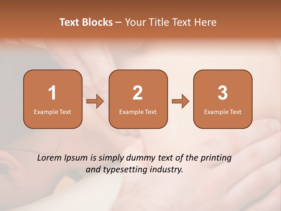 Spinal Manipulation Medicine Focus Shot PowerPoint Template