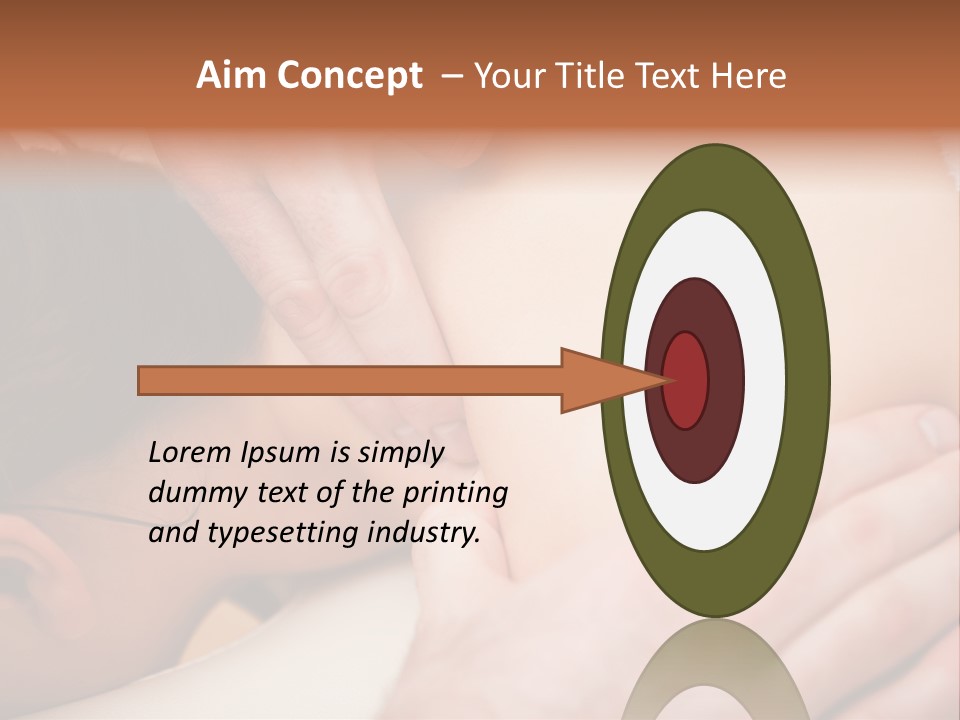 Spinal Manipulation Medicine Focus Shot PowerPoint Template