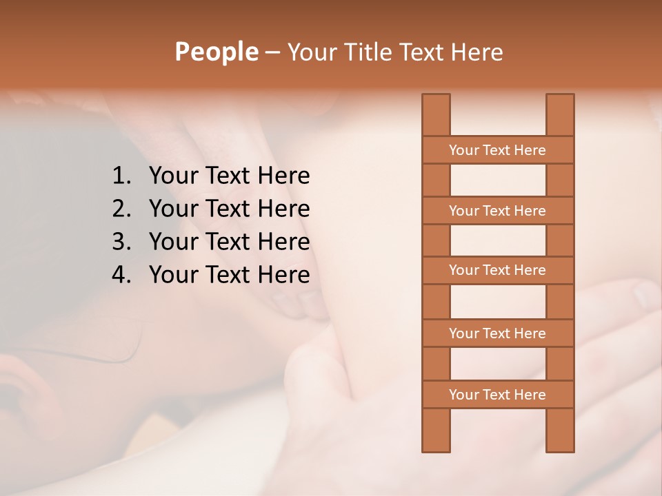 Spinal Manipulation Medicine Focus Shot PowerPoint Template