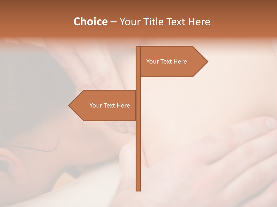 Spinal Manipulation Medicine Focus Shot PowerPoint Template