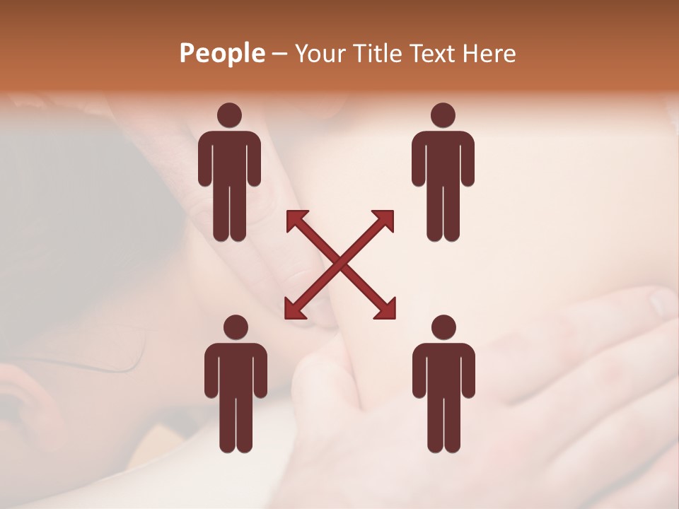 Spinal Manipulation Medicine Focus Shot PowerPoint Template