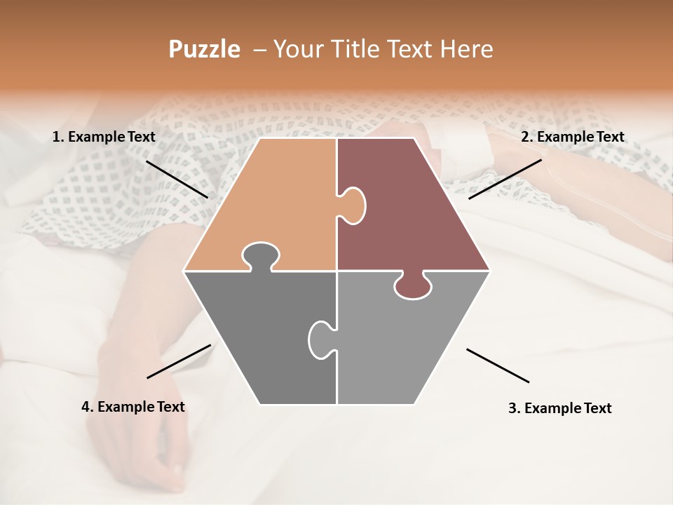 Precious Heart Gold PowerPoint Template