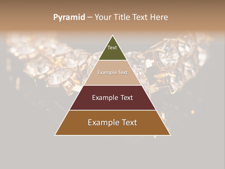 Precious Heart Gold PowerPoint Template