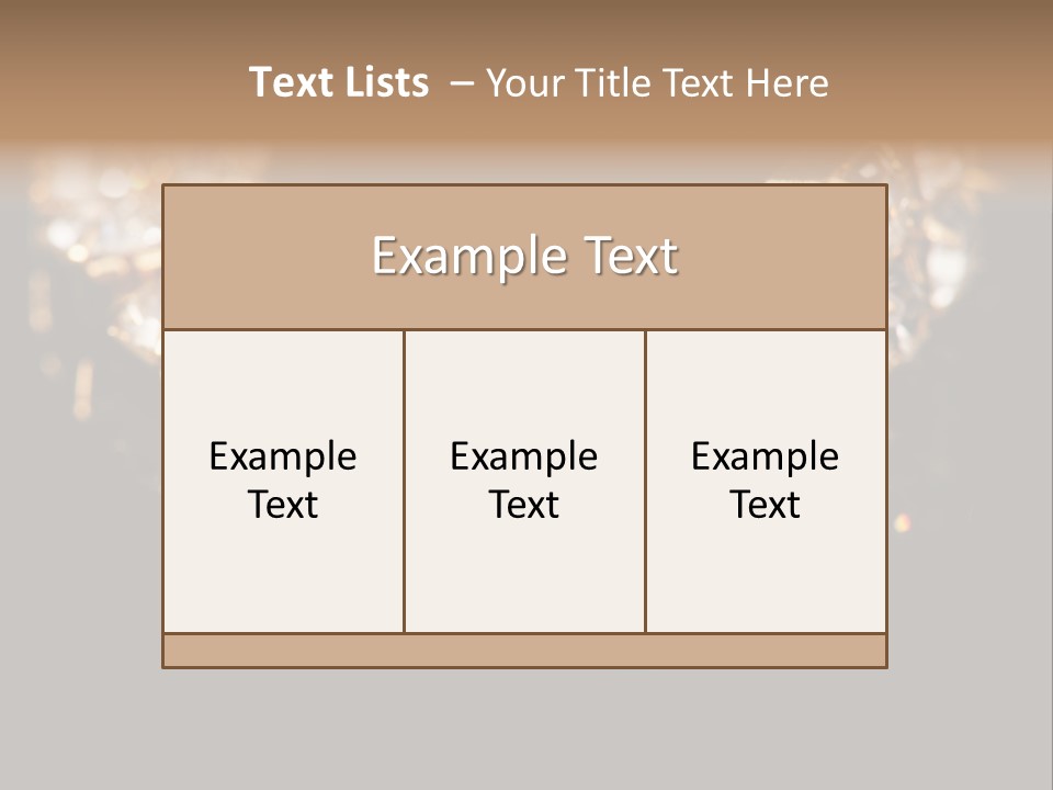 Precious Heart Gold PowerPoint Template