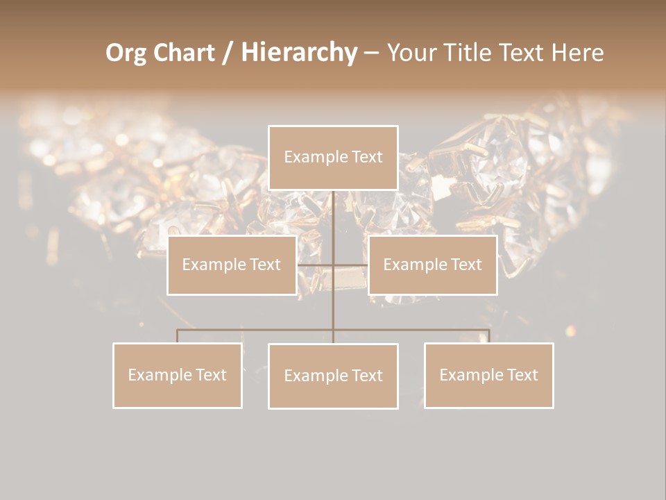 Precious Heart Gold PowerPoint Template