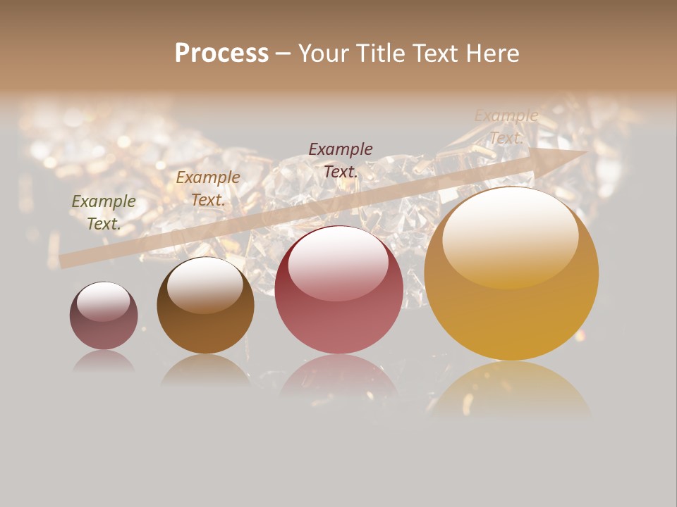 Precious Heart Gold PowerPoint Template