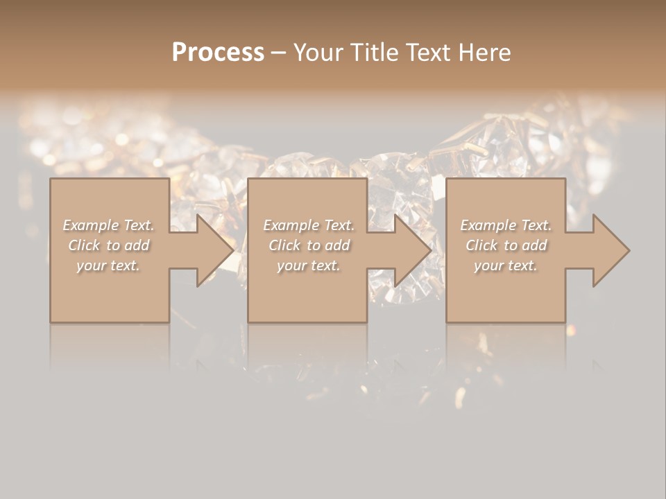 Precious Heart Gold PowerPoint Template