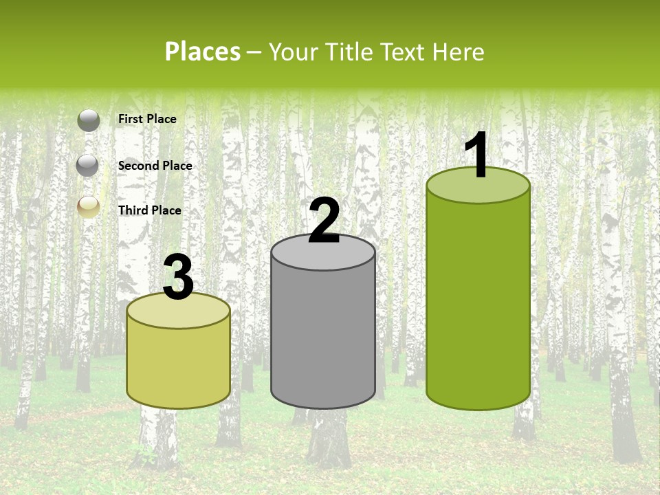 Shade Scene Grove PowerPoint Template