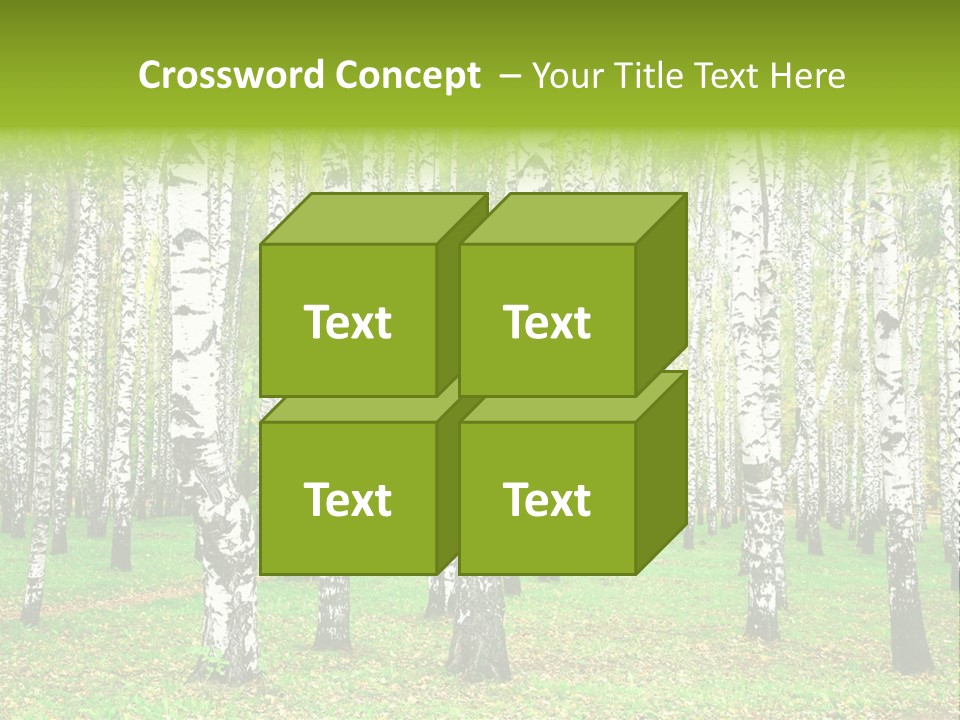 Shade Scene Grove PowerPoint Template