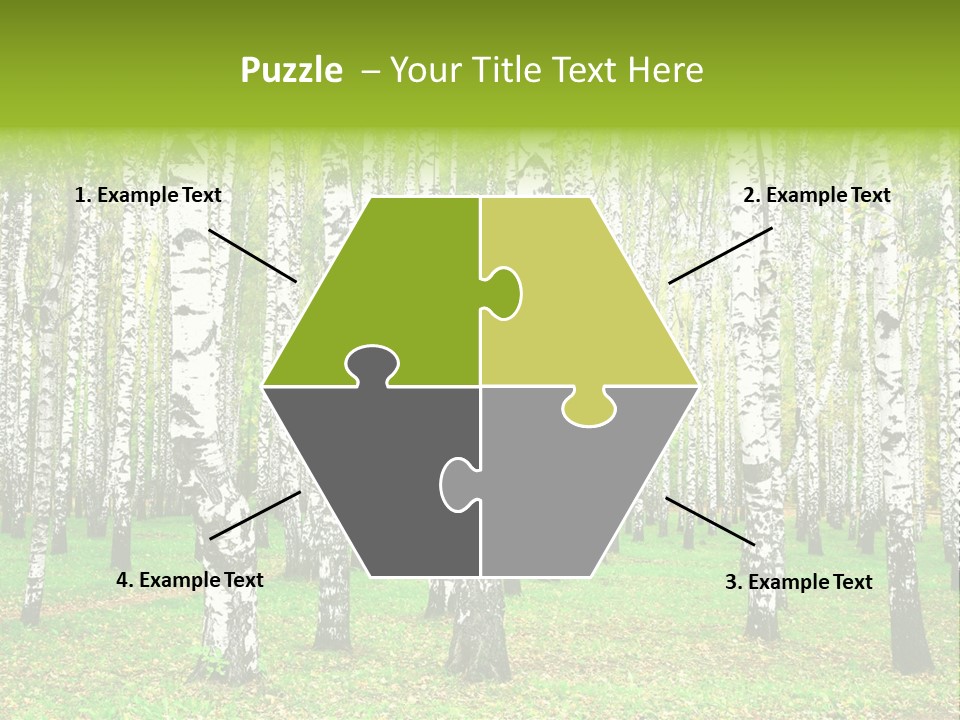 Shade Scene Grove PowerPoint Template
