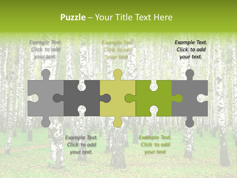 Shade Scene Grove PowerPoint Template