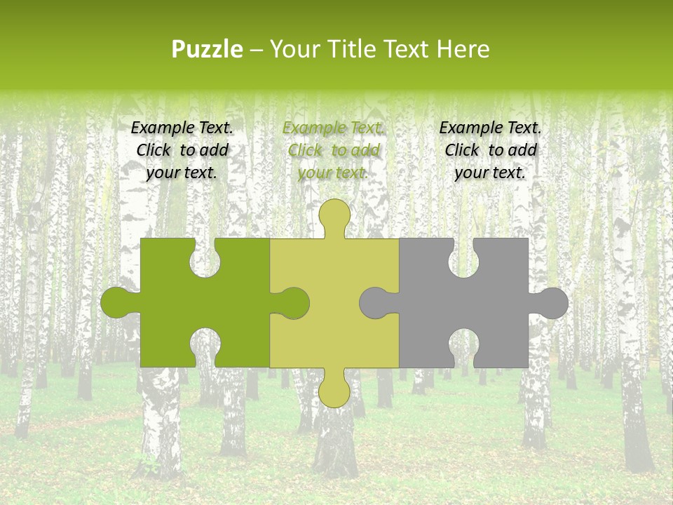 Shade Scene Grove PowerPoint Template