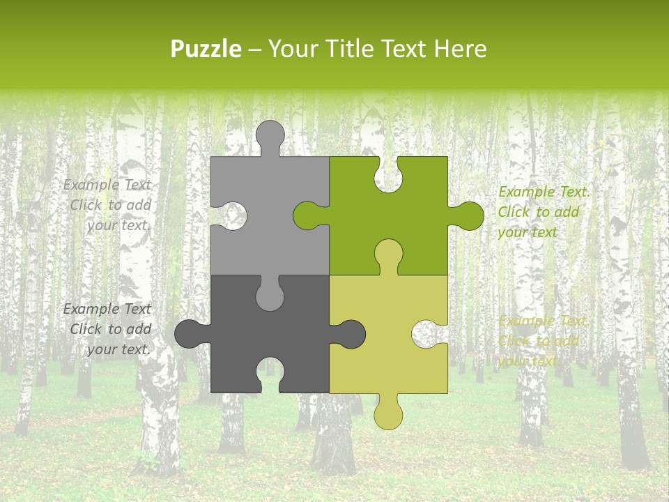 Shade Scene Grove PowerPoint Template