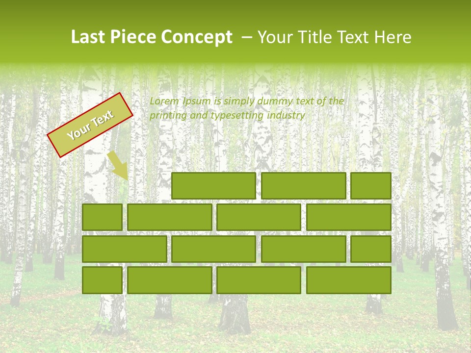 Shade Scene Grove PowerPoint Template