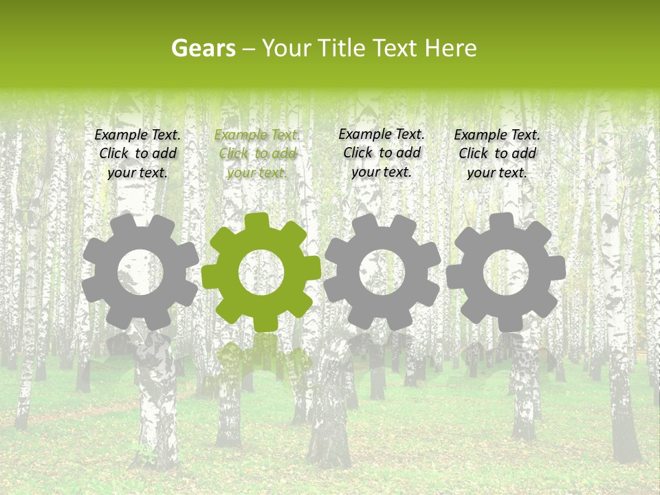 Shade Scene Grove PowerPoint Template