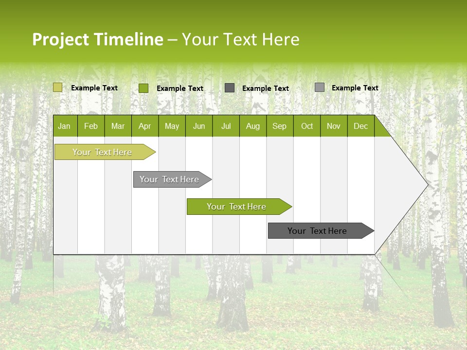 Shade Scene Grove PowerPoint Template