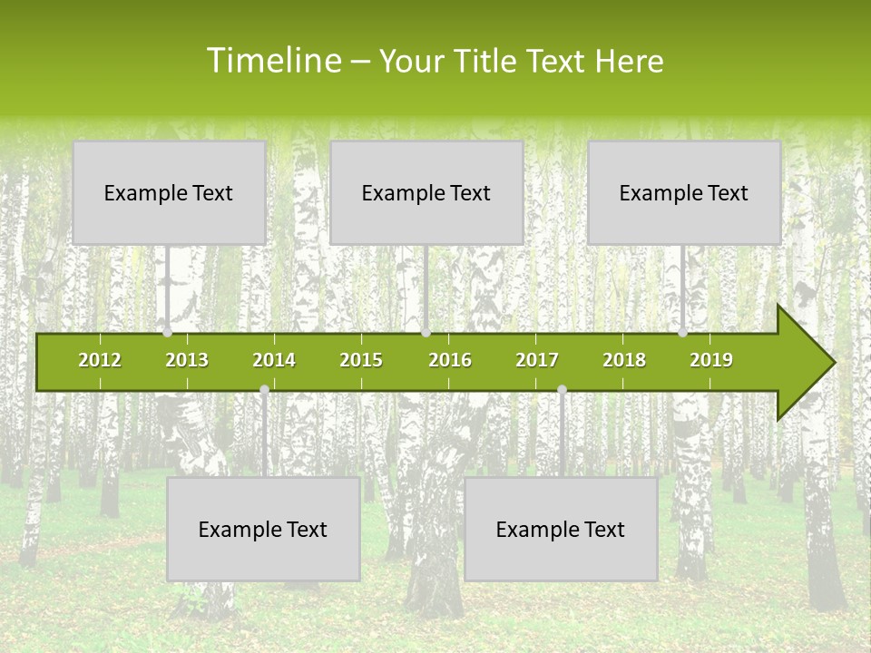 Shade Scene Grove PowerPoint Template