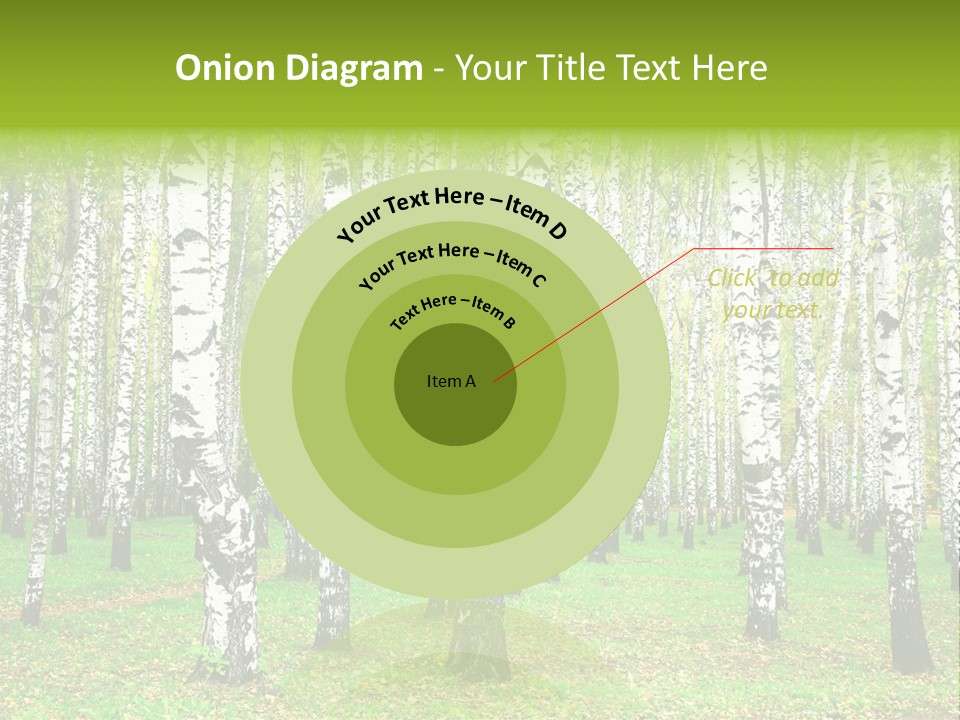 Shade Scene Grove PowerPoint Template