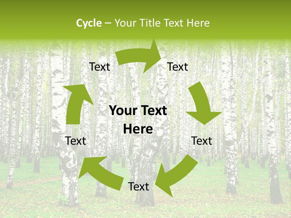 Shade Scene Grove PowerPoint Template