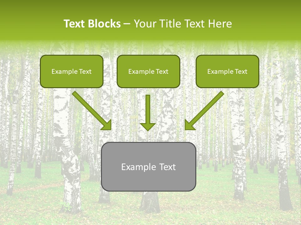 Shade Scene Grove PowerPoint Template