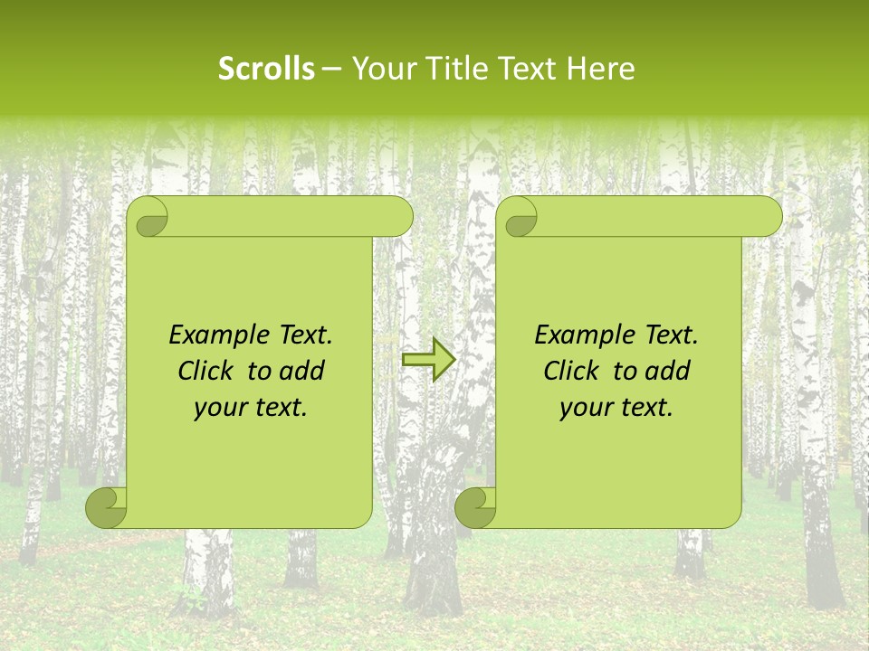 Shade Scene Grove PowerPoint Template