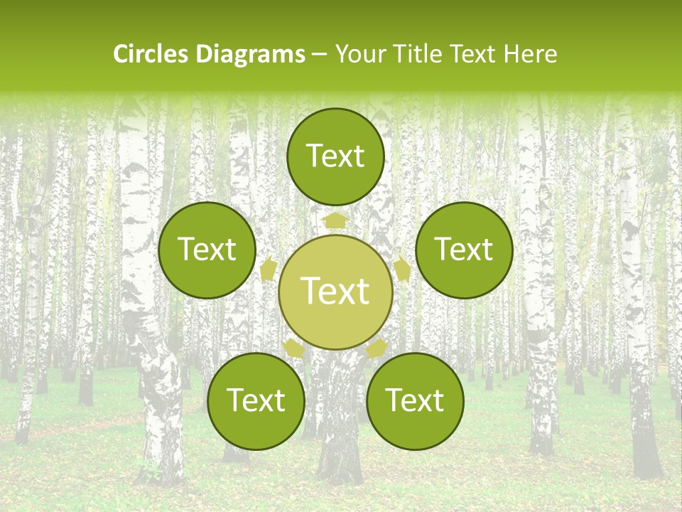 Shade Scene Grove PowerPoint Template