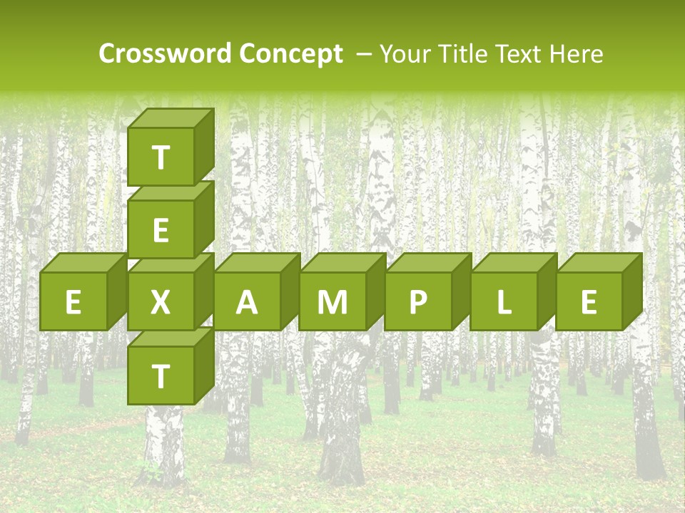 Shade Scene Grove PowerPoint Template